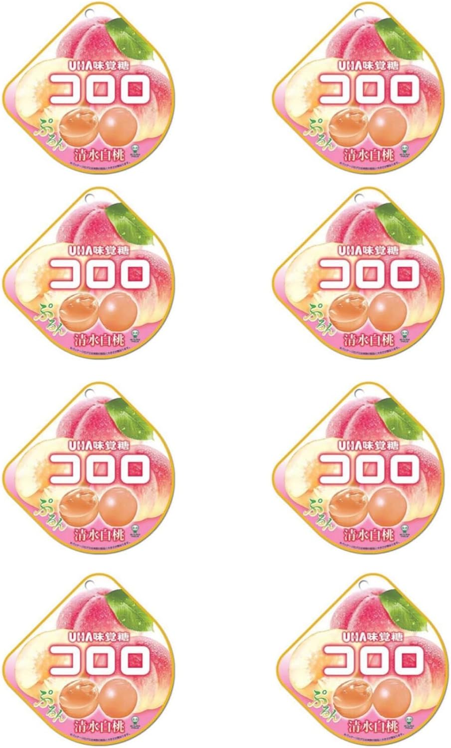 [Bulk Purchase] Coloro Pure Water White Peach, 8 Pieces