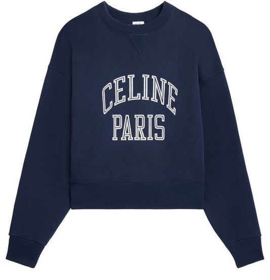 CELINE Loose sweatshirt in cotton fleece - Image 1