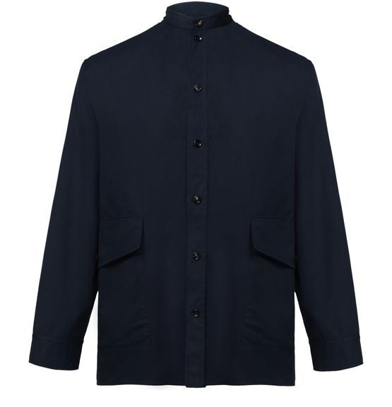 BOTTEGA VENETA ライトコットンサージ シャツ - Image 1