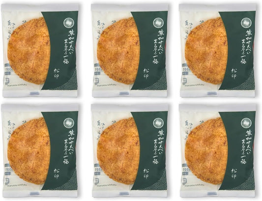 草加せんべい 堅焼き 国産うるち米使用 個包装 6枚入り 埼玉銘菓