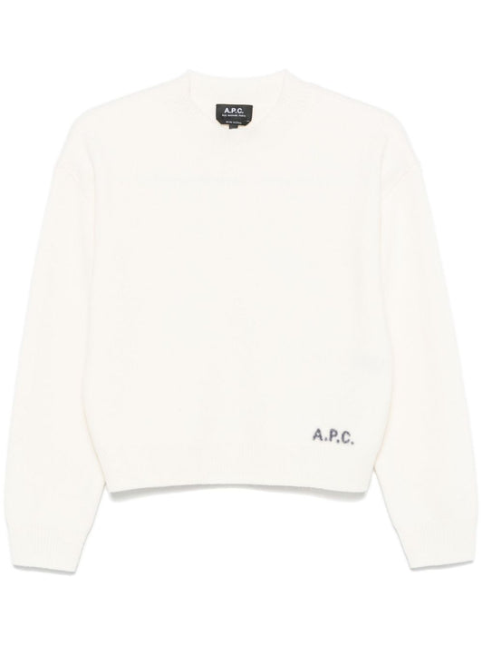 A.p.c. A.P.C.セーターは白 - Image 1