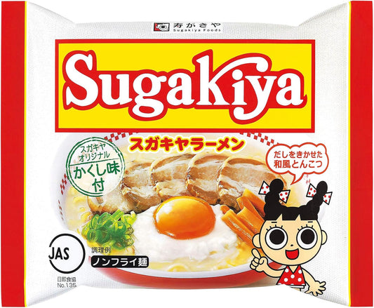 Sugakiya Instant Sugakiya Ramen, 3.9 oz (111 g) x 12 Packs