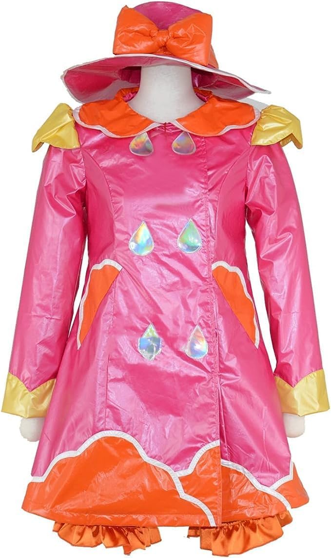 [900] Tokyo Disneyland (TDL) Rainy Day Limited Minnie with Hat Cosplay Costume (Wig, Shoes Sold Separately)