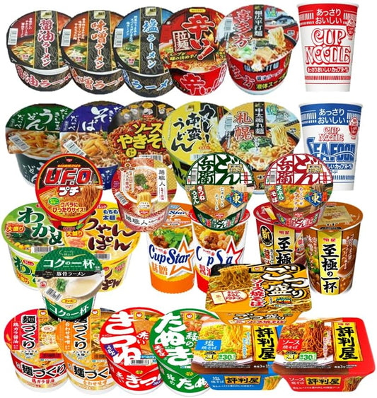 Popular Cup Noodles, 12 Types, Assorted, Set of 12