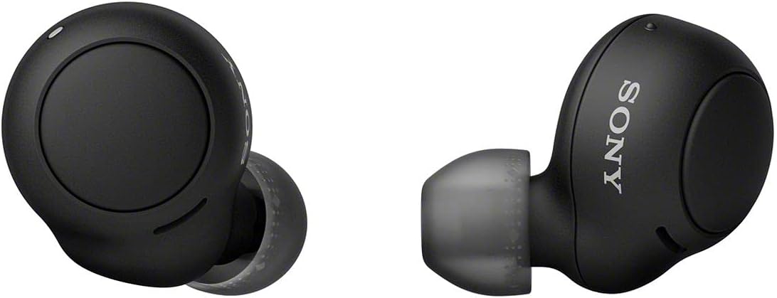 Sony WF-C500 BZ Fully Wireless Earbuds, Lightweight, Small 0.2 oz (5.4 g), High Precision Call Quality, Easy Pairing, IPX4 Splashproof Performance, Black