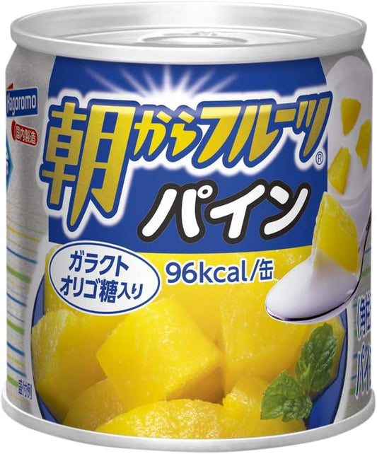 Hagoromo Morning Fruit Pineapple, 6.7 oz (190 g) (4085) x 24 pieces