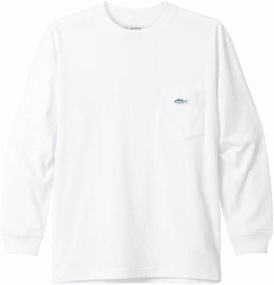 シマノ(SHIMANO) シャツ Tシャツ コットン パッチ ロングスリーブ ユニセックス大人
