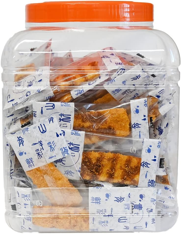 Dagashiya Sauce Katsu [Commercial Use, Large Capacity/Individual Packaging] Assorted Dagashi (Snacks, Snacks), Sennari Shokai Tsumamikura Hitokuchi Sauce Cutlet, 14.1 oz (400 g), Container