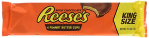 Reese's Taza de mantequilla de maní tamaño King 2.8 oz, 24/caja