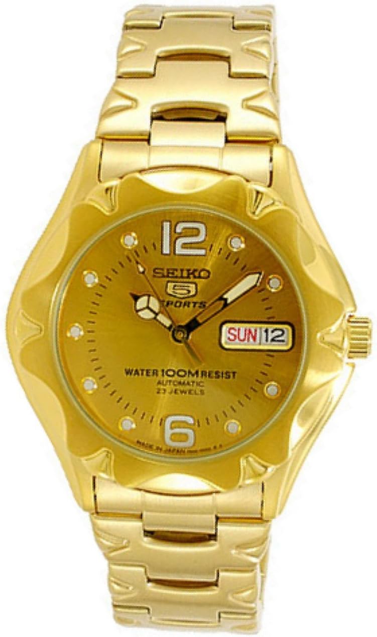 Seiko SNZ460J1 Men's Wristwatch, Automatic Winding, Seiko 5, Sports Sports, Made in Japan, Bracelet Type