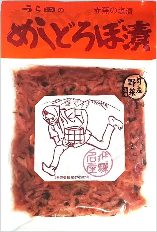 Matsuko's Unknown World Meshidorobo Pickles 120g Urata Red Turnip Pickles Meshidorobo Rice Companion (120, 1, bag)