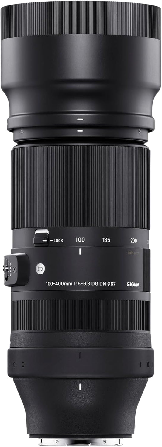 Sigma Sony E-Mount Lens 100-400mm F5-6.3 DG DN OS Zoom Telephoto Full Size for Contemporary Mirrorless