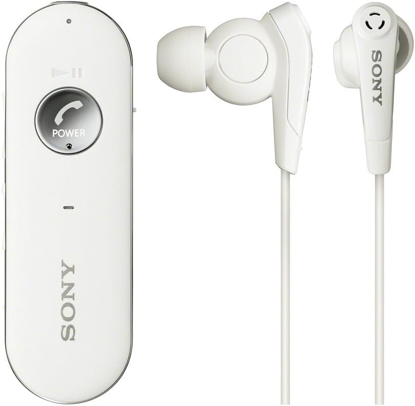 Sony MDR-EX31BN B Wireless Noise-canceling Headphones, In-Ear Type, Bluetooth-compatible whites