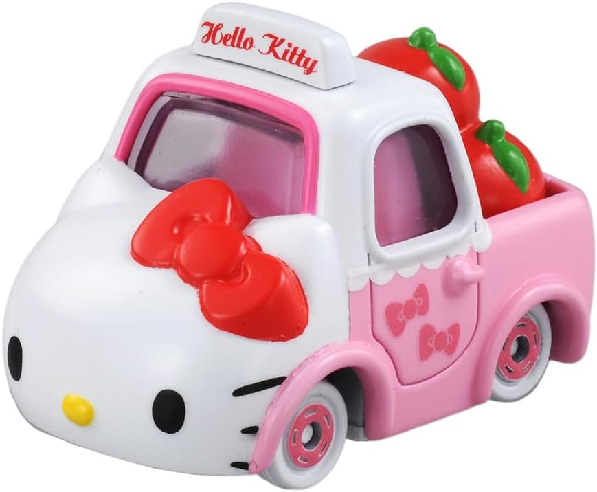 タカラトミー『 トミカ ドリームトミカ No.152 ハローキティりんごをはこぶくるま 』 ミニカー 車 おもちゃ 男女両用 3歳以上 箱入り 玩具安全基準合格 STマーク認証 TOMICA TAKARA TOMY