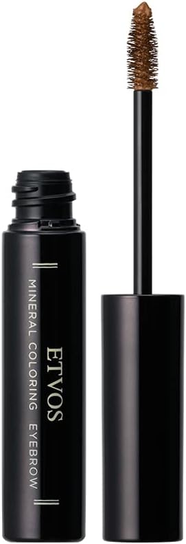 ETVOS Mineral Coloring Eyebrow 0.2 oz (5 g) Eyebrow Mascara, Soap Removal/Hypoallergenic #Cocoa Brown