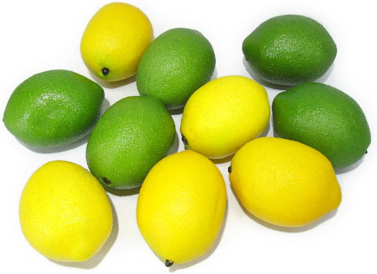 Lemon Food Model, Food Sample, 2 Colors, Set of 10, Displays, Etc
