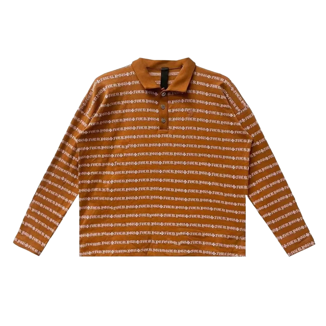 CHROME HEARTS MATTY BOY 'FUCK YOU' LONGSLEEVE POLO