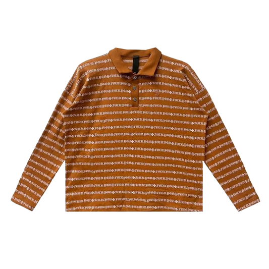 CHROME HEARTS MATTY BOY 'FUCK YOU' LONGSLEEVE POLO