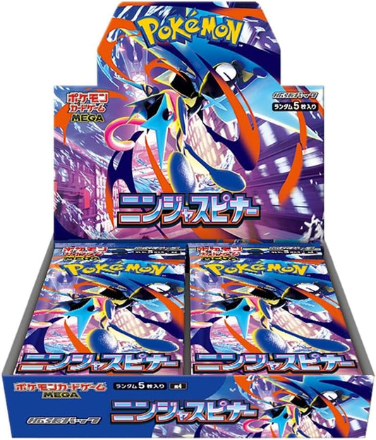 Pokemon Card Game MEGA Expansion Pack Ninja Spinner Box