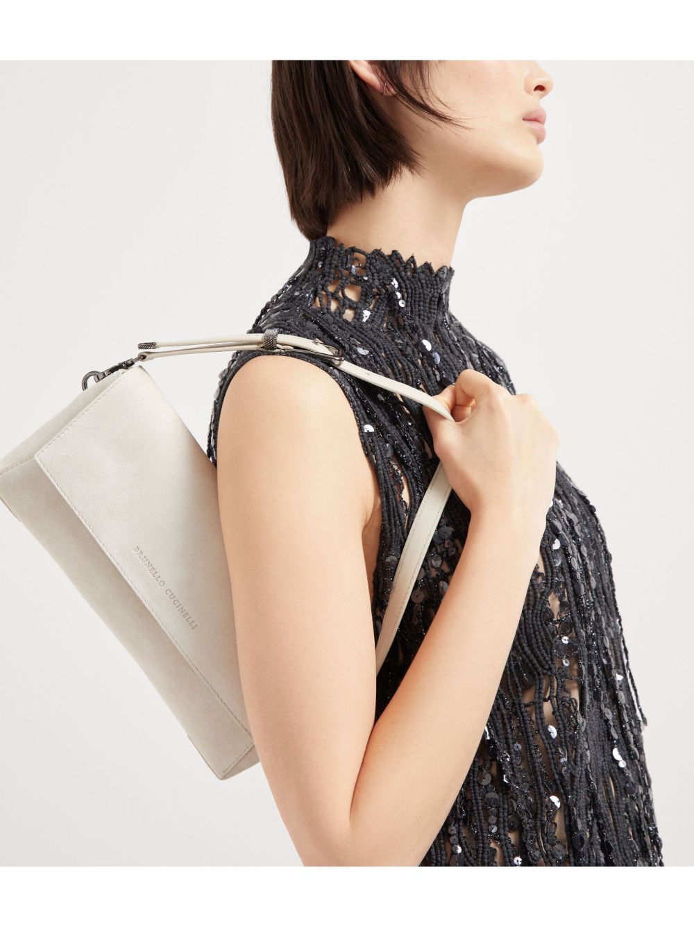 Brunello Cucinelli革のショルダーバッグ - Image 1