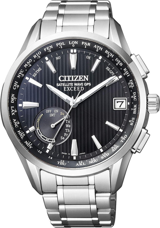 Citizen CC3050-56F EXCEED Eco-Drive, GPS Satellite Radio Watch, Direct Flight, Men's