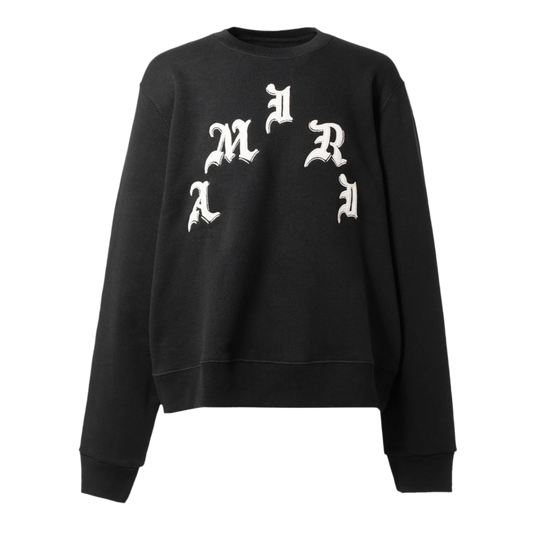 AMIRI X WES LANG X LOGO 'BLACK' CREWNECK