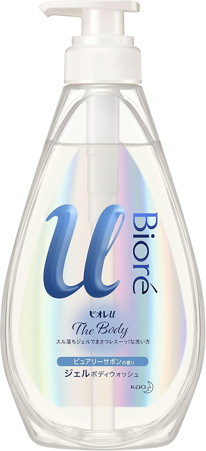 Bioreu The Body Gel Type Body Wash, Pure Sabon Scent, Pump 16.2 fl oz (480 ml)
