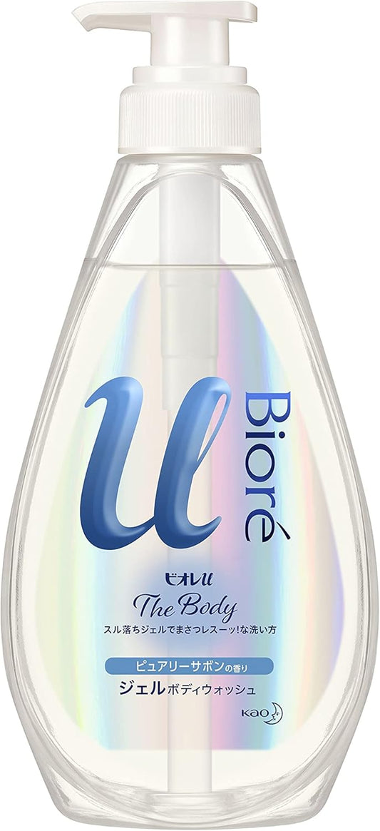 Bioreu The Body Gel Type Body Wash, Pure Sabon Scent, Pump 16.2 fl oz (480 ml)