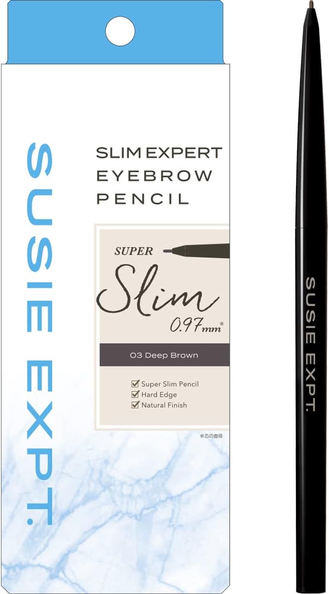 SUSIE EXPT. Susie Slim Expert R 03 Deep Brown 0.03g 0.97mm Fine Eyebrow Pencil Fine Point Eyebrow