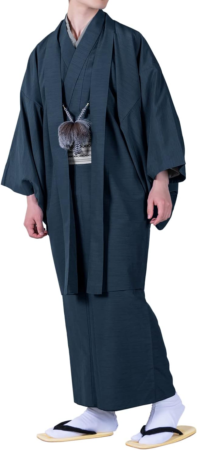 Kyoetsu Kimono Haori Set, Men's, Men's