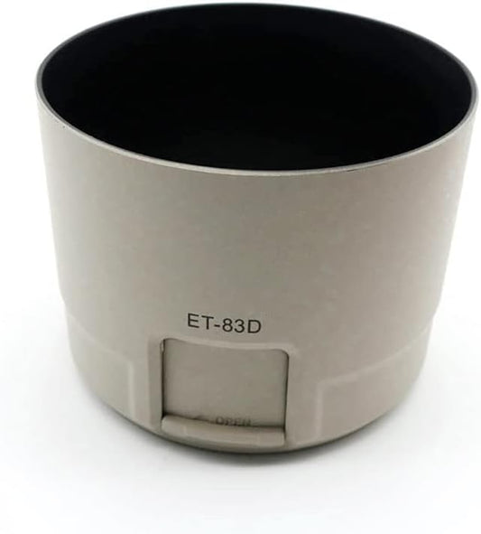 Toileum ET-83D Lens Hood (For Canon EF 100-400mm f/4.5-5.6L IS II USM Lenses) et-83d Bayonet Lens Hood Lens Shade Plastic (White)