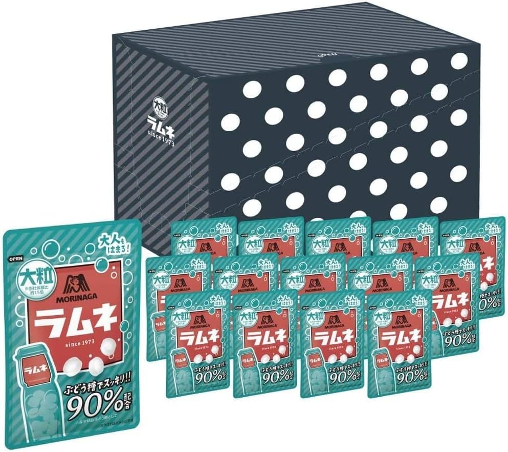 【Exclusive】Morinaga & Co., Ltd. Large Grain Ramune 15 Pack
