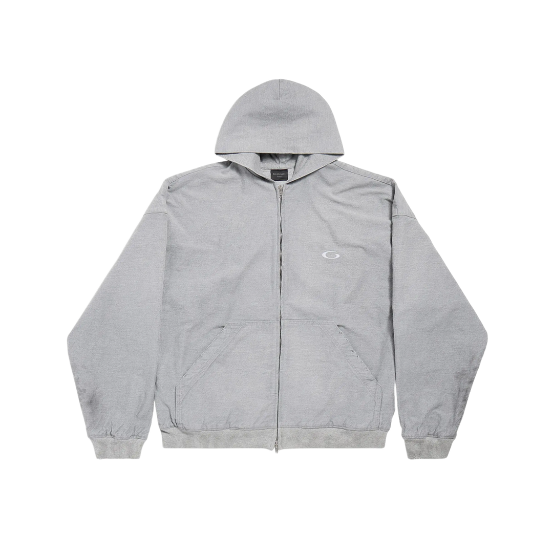 BALENCIAGA 'GREY' TROMPE HOODIE