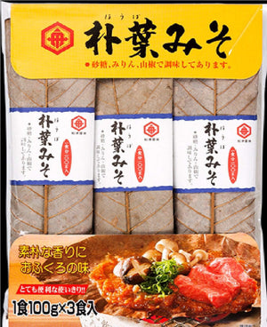 Tokai Limited; Gifu Prefecture Exclusive; Hida City Exclusive; Funatsu soy sauce; Sugar, mirin, and Japanese pepper. Each serving contains 3.5 oz (100 g) of a rustic aroma, very convenient to use. Rice Miso 3.5 oz (100 g) x 3 Bags