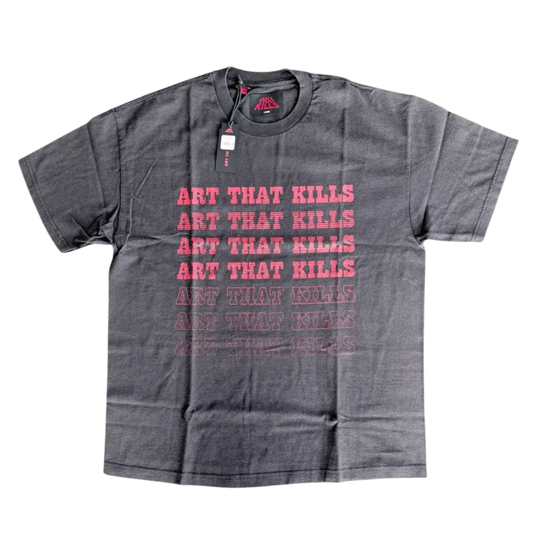 GALLERY DEPT. 'ART THAT KILLS' WASHED BLACK TEE