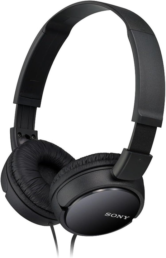 Sony MDR-ZX110 Headphones: Sealed Foldable Black MDR-ZX110 B
