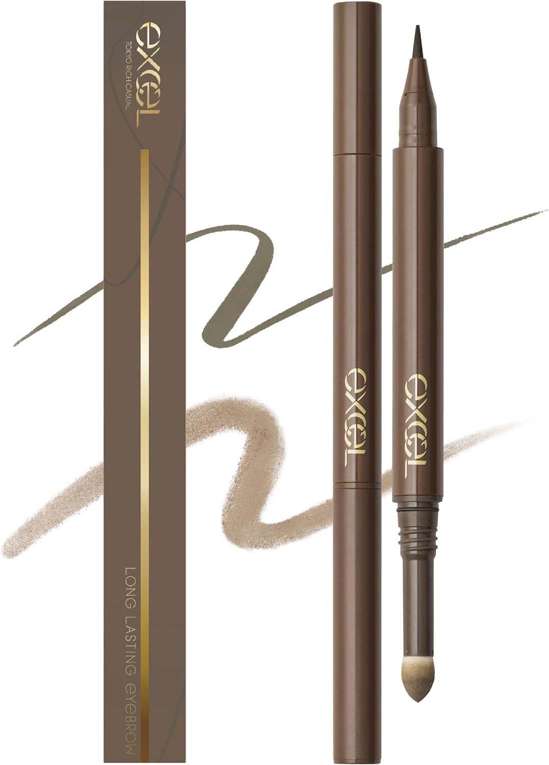 excel Long Lasting Eyebrow N LT03 Grayish Brown Eyebrow Liquid