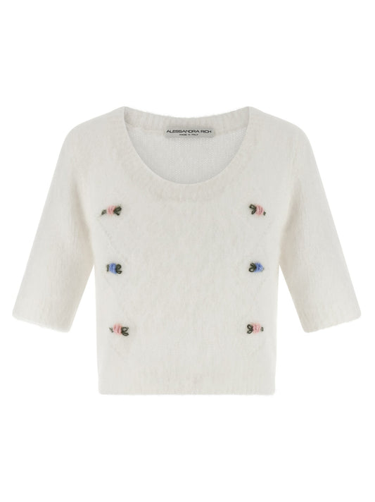 Alessandra Rich 'Carded Mohair'セーター - Image 1