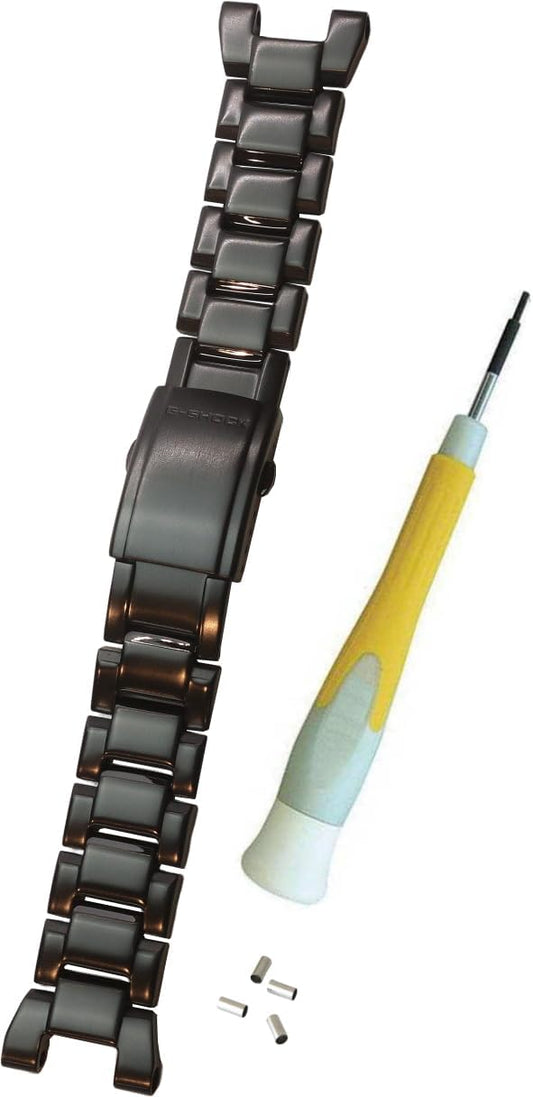 Casio G-Shock G-Steel GST-S100D, GST-B100, GST-W110BD, GST-W100, GST-W100, GST-W100G, GST-W300, GST-W310, GST-W130, GST-W100D with Metal Band + Pipe + Driver