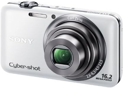 Sony Cybershot WX7 Digital Camera, 16.2 Megapixel CMOS, 5 Optics, White, DSC-WX7/W