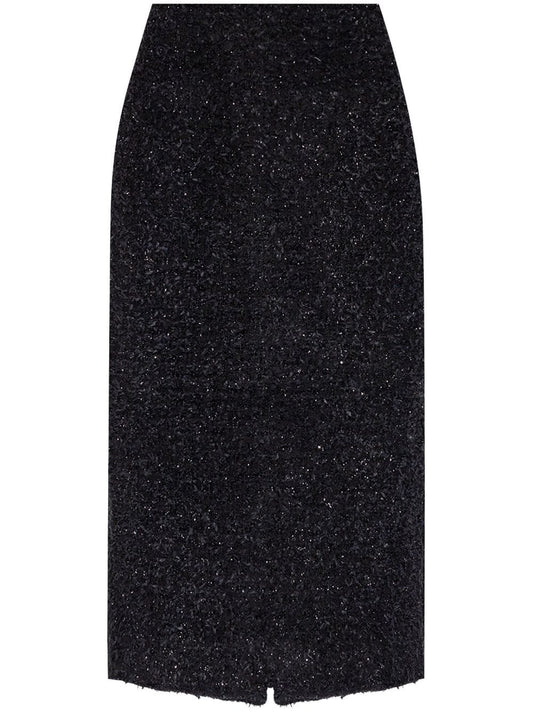 Balenciaga Tweed Midi Skirt - Image 1