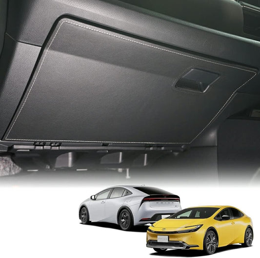 [axis-parts] gg-tp60-057 [stitch color selectable] glove box kick guard Toyota Prius [Model: 60/65 series (year: R5.1 ~)] Pattern: Leather/Stitch Color: Black (ST)