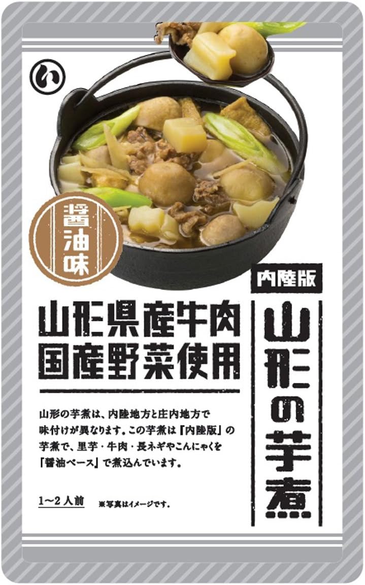 Marui Foods Yamagata Imoni Inland Edition, Soy Sauce Flavor, Serving 1 to 2 Serves x 10 Bags