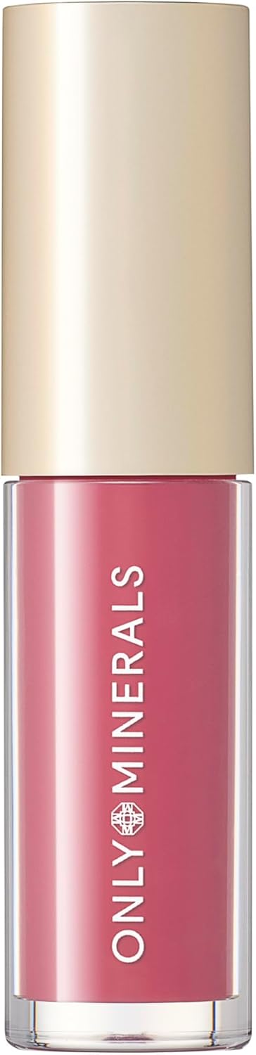 ONLY MINERALS Mineral Treatment Gloss 02 Rose Sorbet 0.1 oz (3 g) Moisturizing Serum Sheer