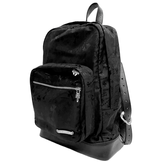CHROME HEARTS 'NYLON STENCIL' BLACK 7TH GRADE BACKPACK