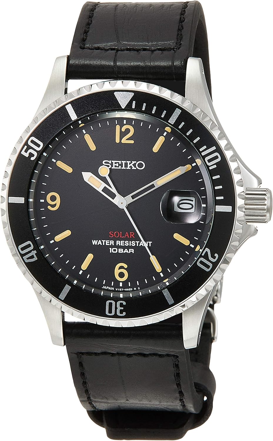 Seiko Shop Limited Edition SZEV013 Men's Watch, Black, Dial: Black, Classic Sport