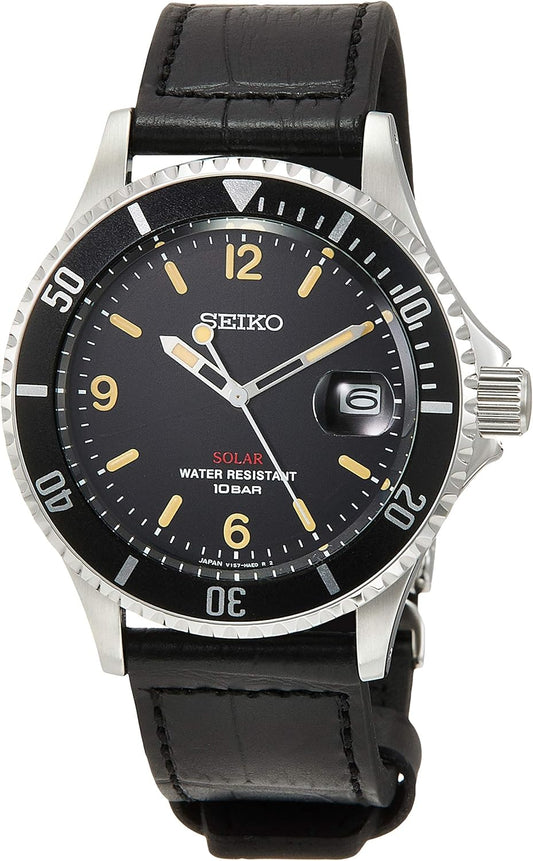 Seiko Shop Limited Edition SZEV013 Men's Watch, Black, Dial: Black, Classic Sport