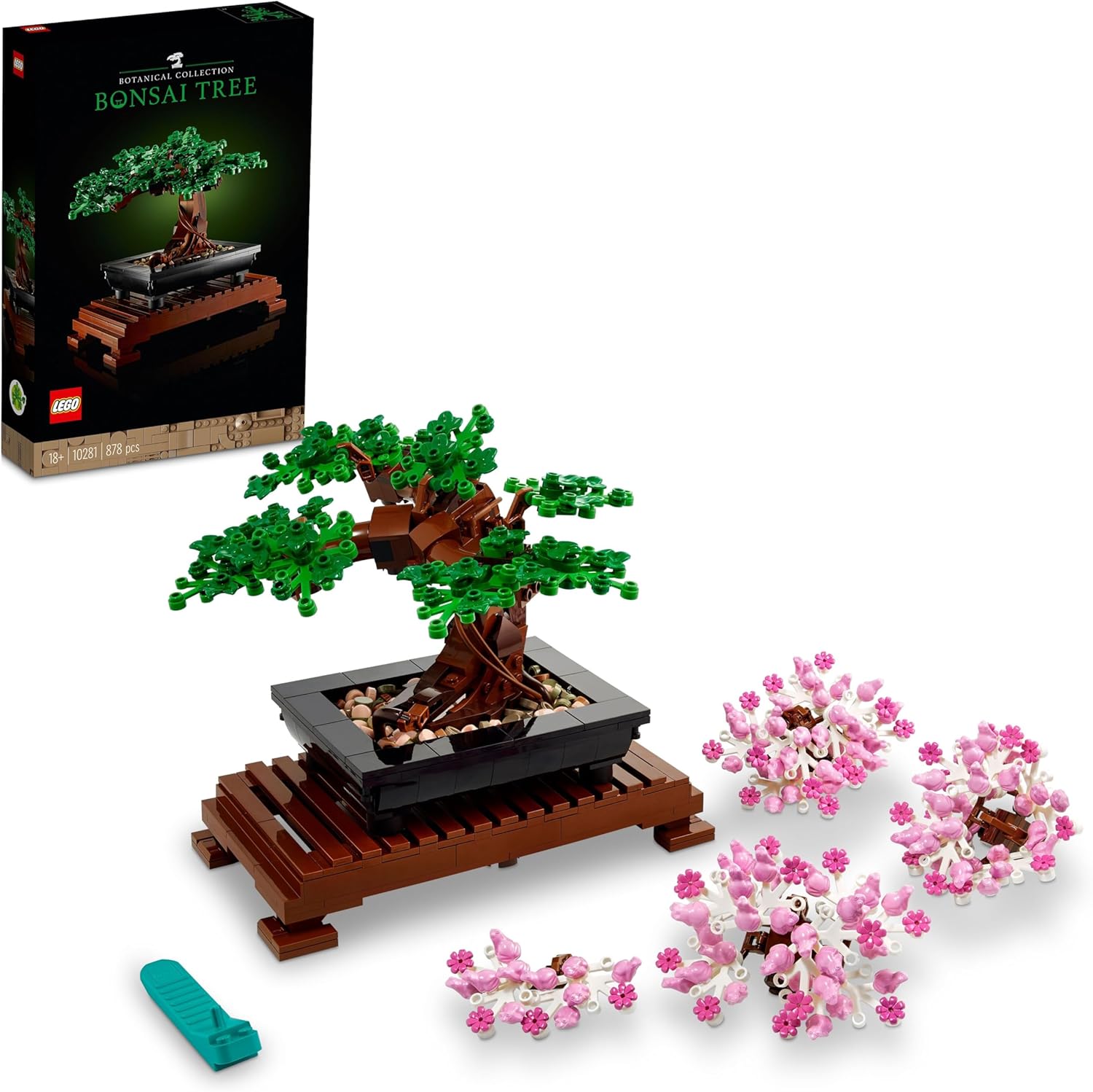 LEGO Botanical Bonsai Toy Building Block Birthday Present for Mother's Day Father's Day Male Female Indoor Plant Fake Greenery Interior Stylish Mother Father 10281