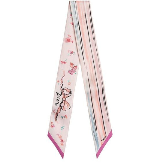 Dioriviera Dior Floral Portrait Mitzah Scarf - Image 1