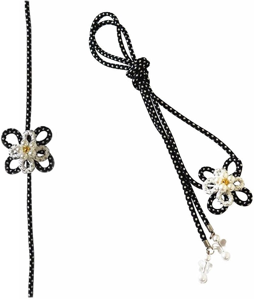 EOMECUIGAO Obi String Decorative String Obi Yukata Obi Decoration Pearl Kimono Accessory for Coming of Age Ceremonies Graduation Ceremony